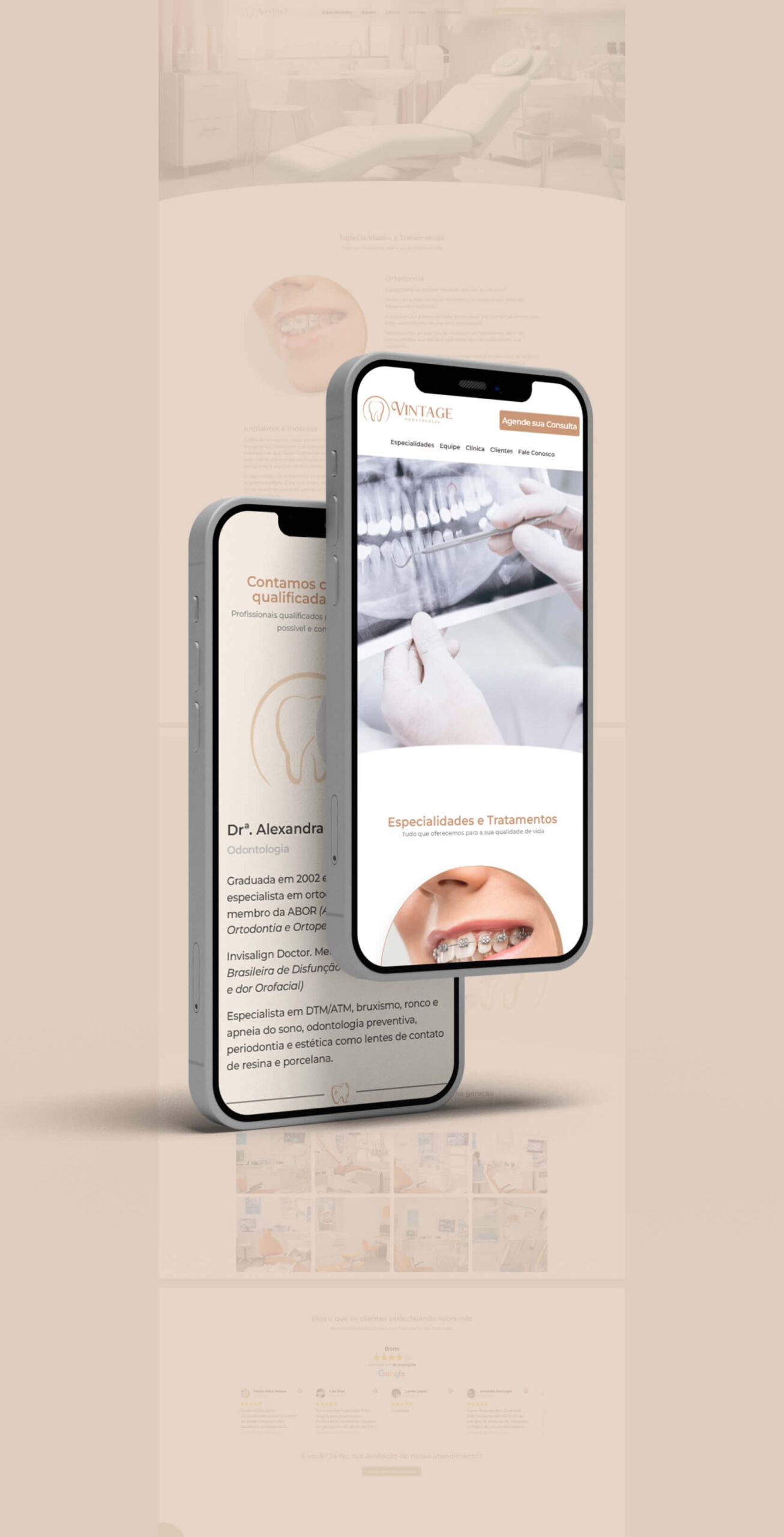 site institucional para dentista