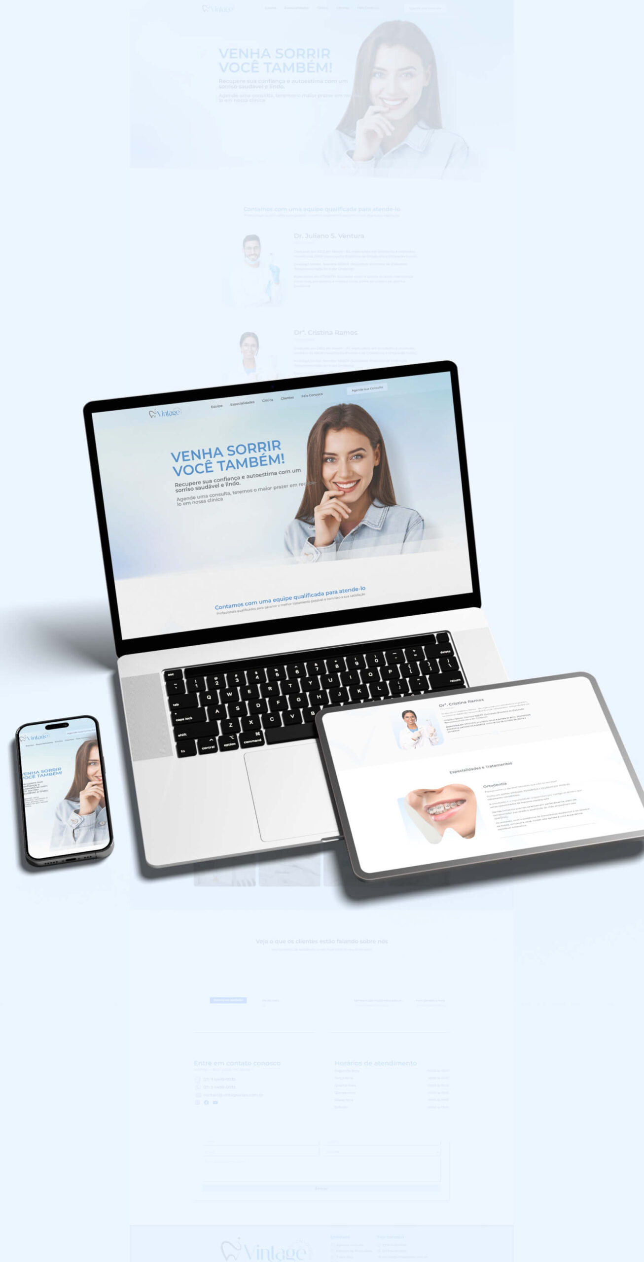 site para clínica odontológica