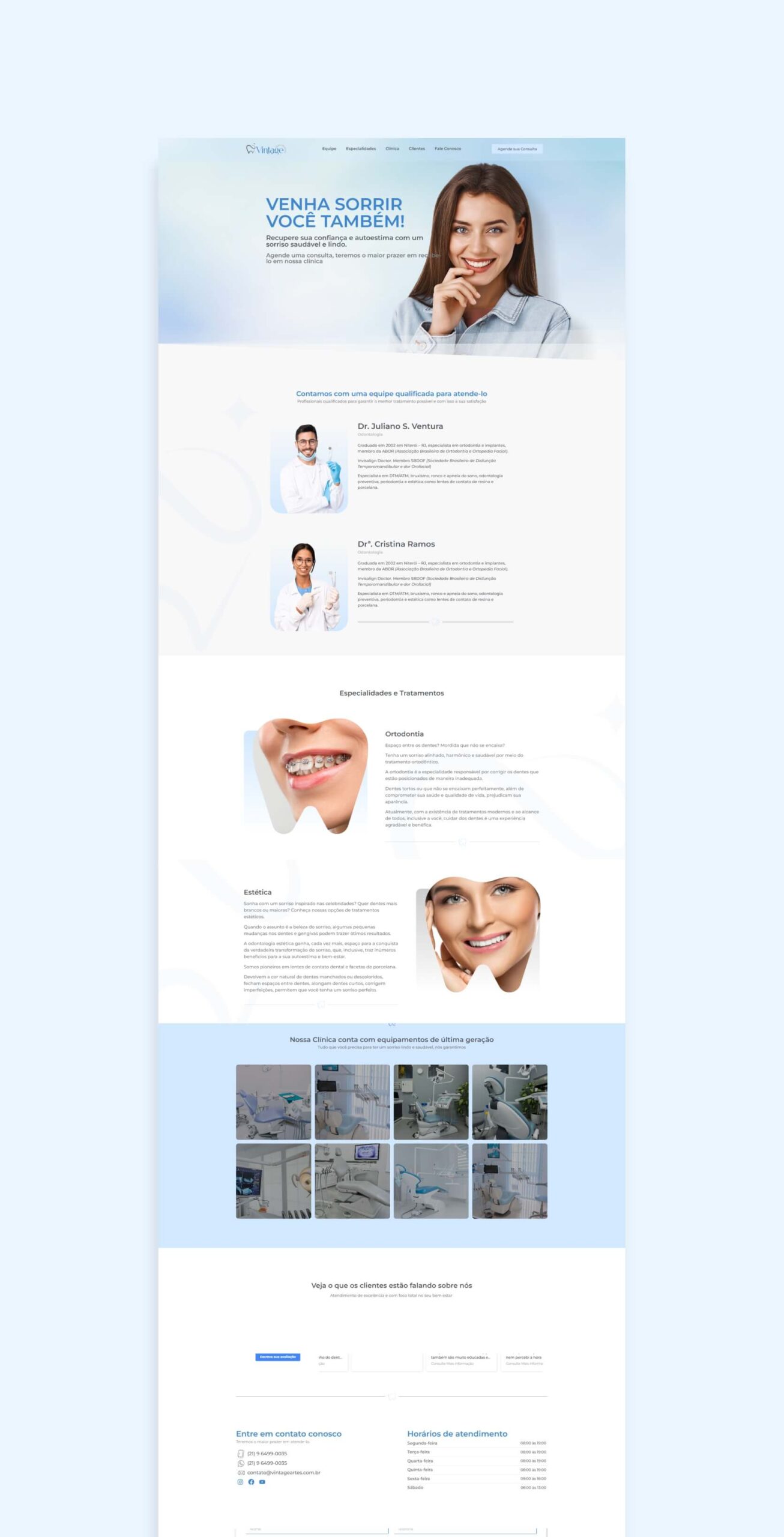 site para dentista